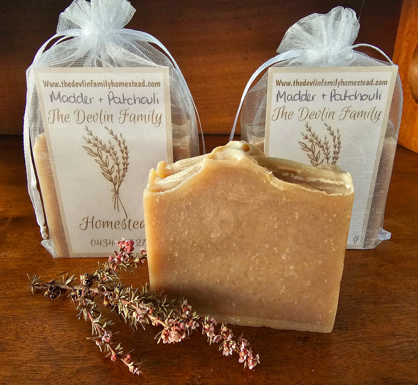 Madder Root & Patchouli Tallow Soap