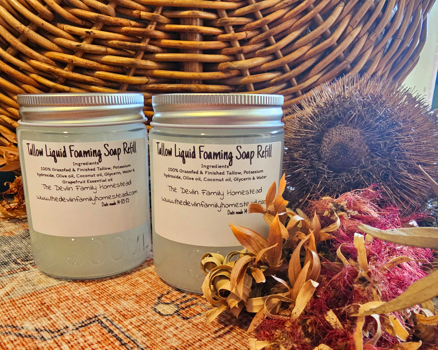 Tallow Liquid Foaming Soap Refill