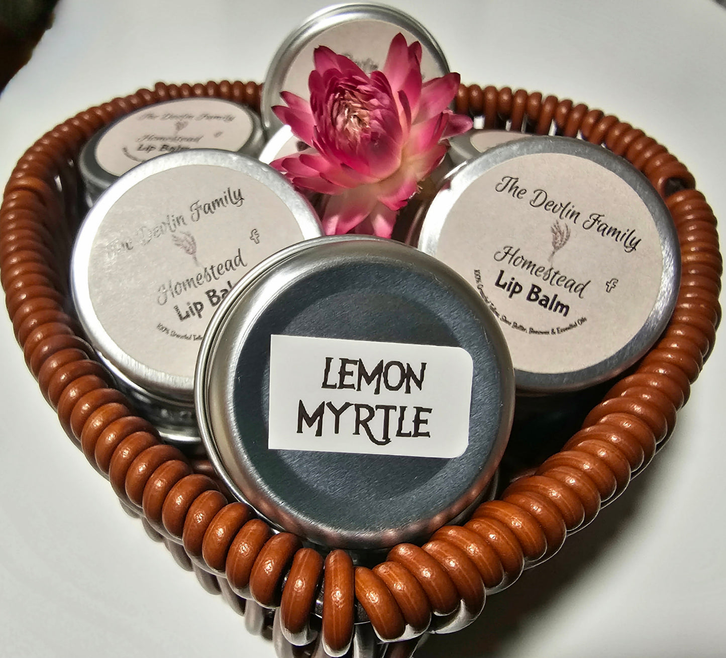 Lemon Myrtle Tallow Lip Balm Tin