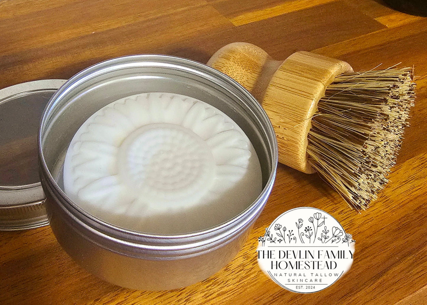 Dish Soap Bar & Brush Combo