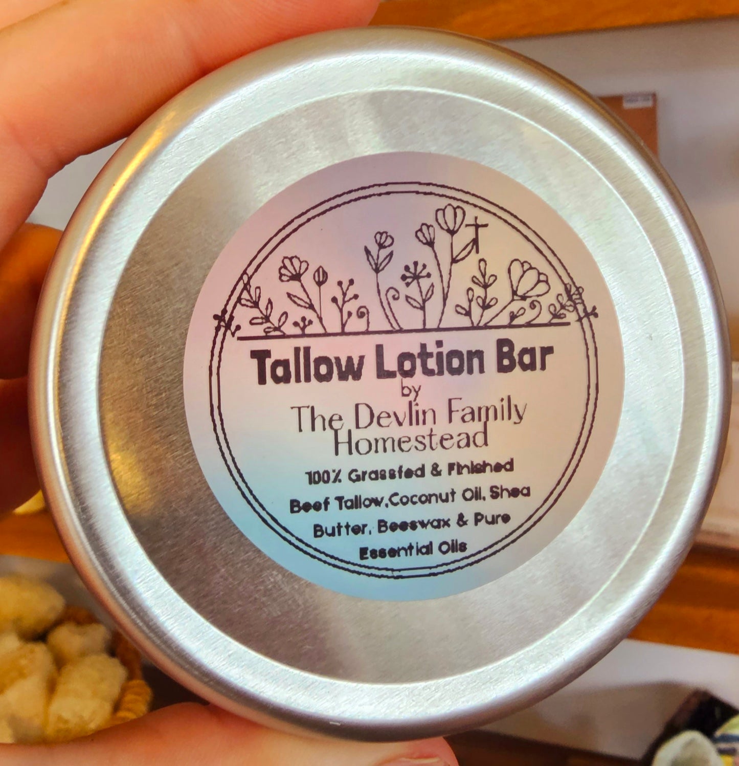 Tallow Lotion Bar - Lavender