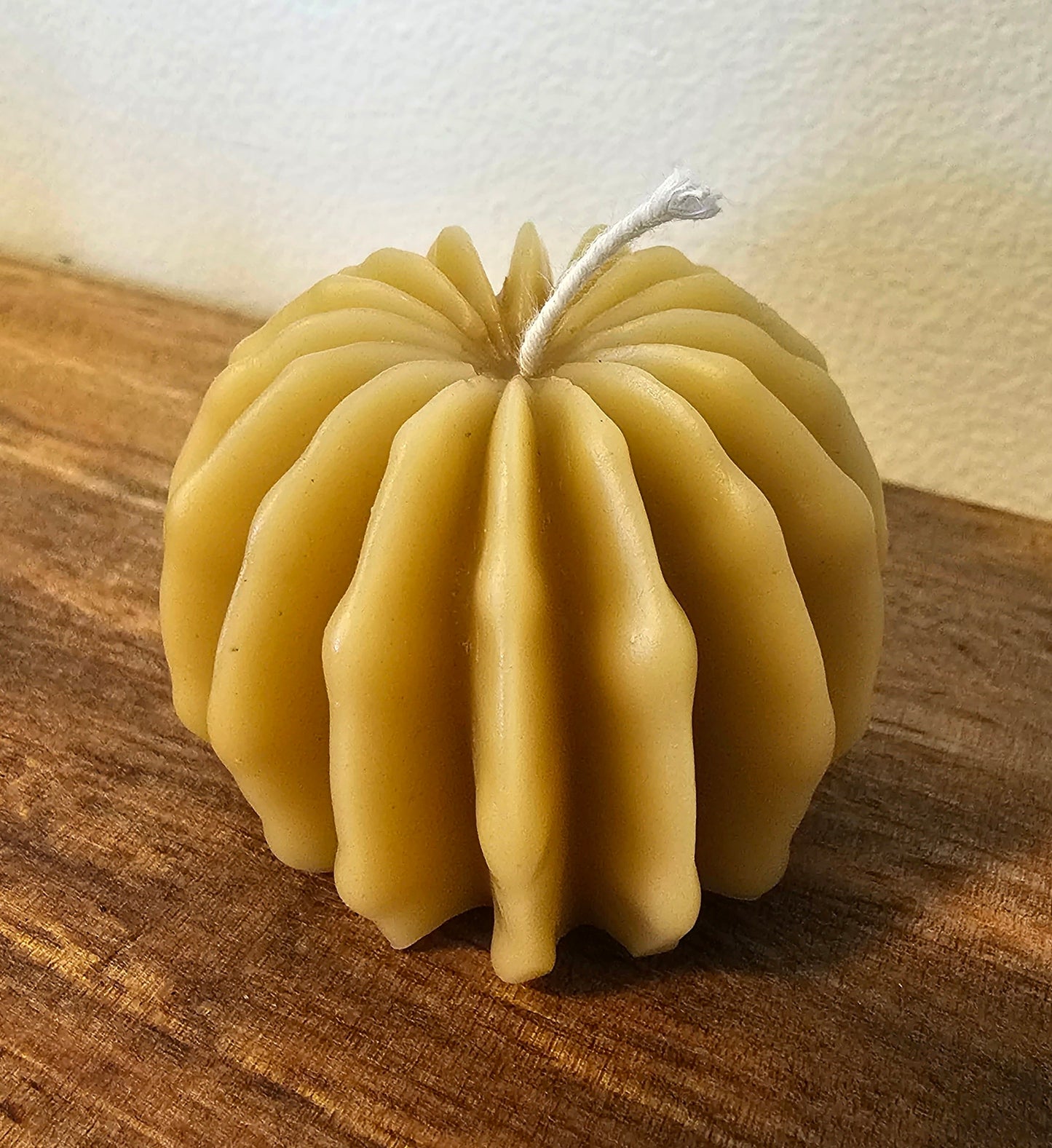 Barrel Cactus -100% Beeswax Candle