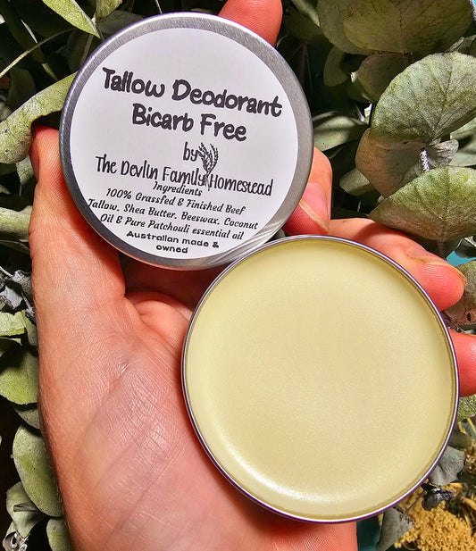 Patchouli Tallow Deodorant-Bicarb Free