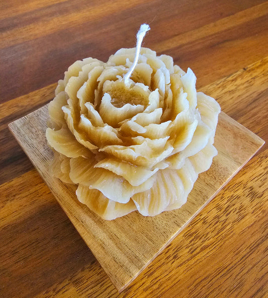 Flower - 100% Beeswax Candle