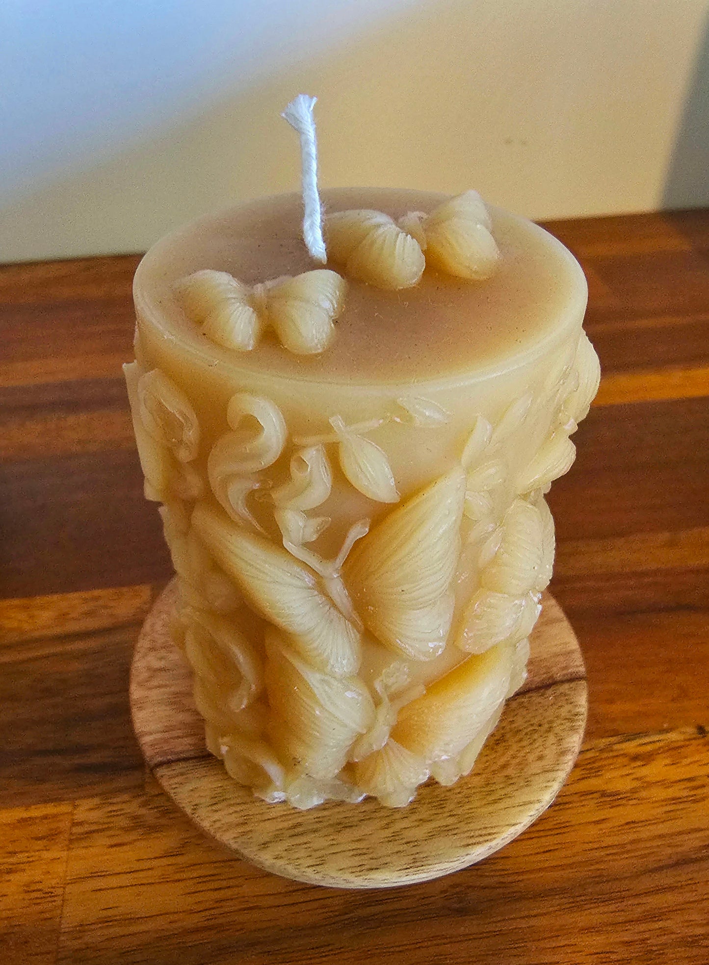 Butterfly - 100% Beeswax Candle