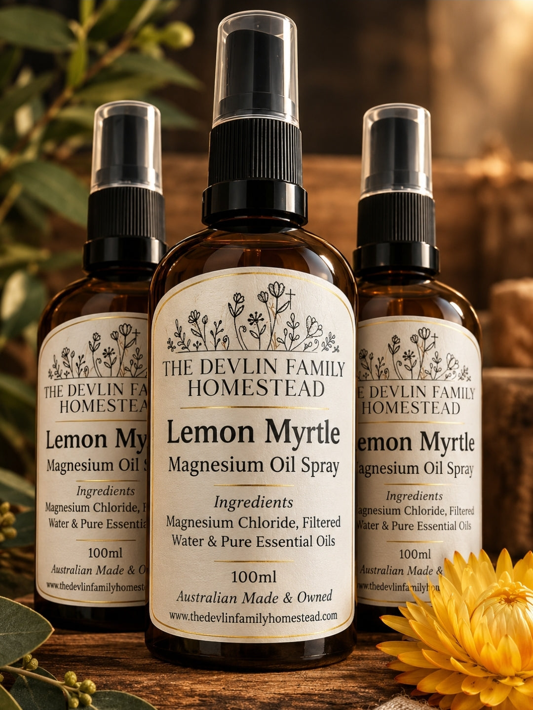 Lemon Myrtle Magnesium Oil Spray