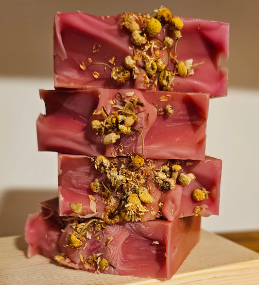 Rhubarb Infused Tallow Soap