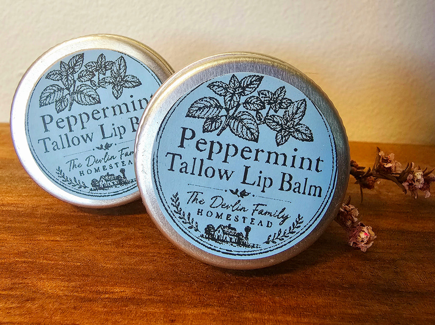 Plumping Peppermint Tallow Lip Balm
