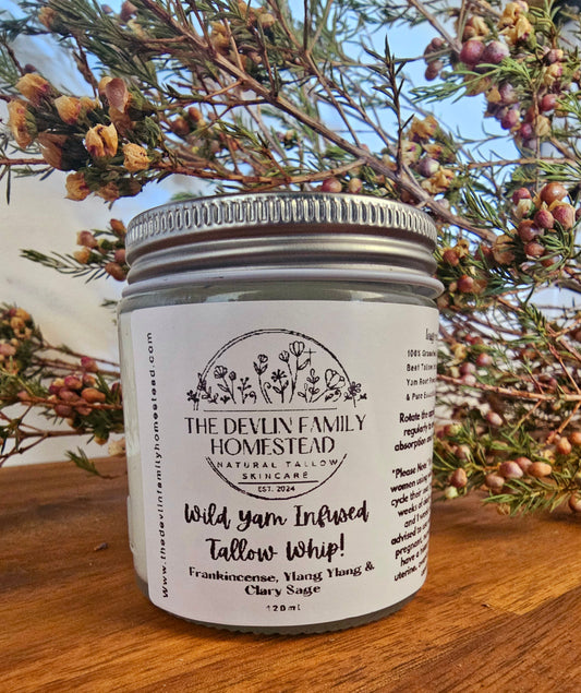 Wild Yam infused Tallow Whip