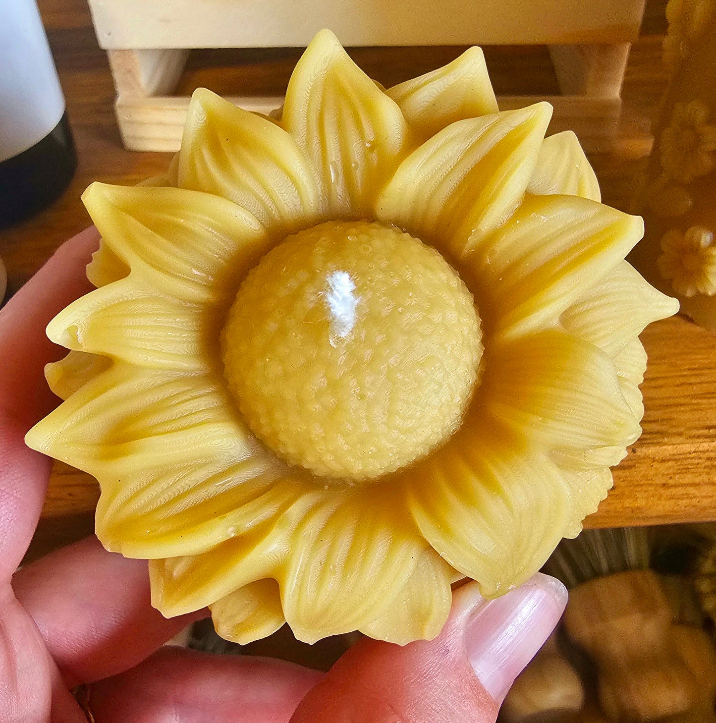 SUNFLOWER - 100% Beeswax Candle