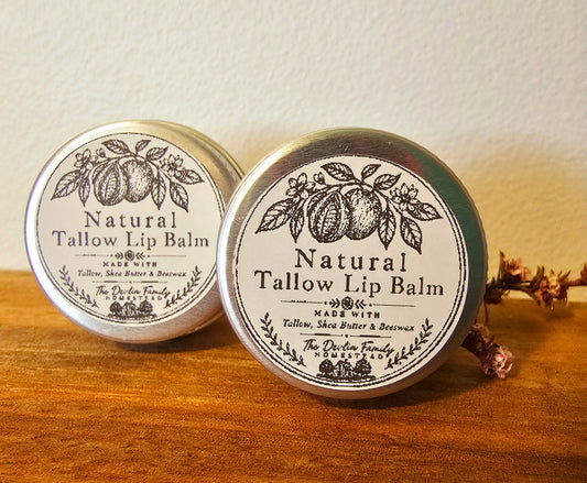 Natural Tallow Lip Balm